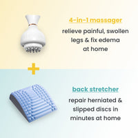 cleanse massager + back stretcher