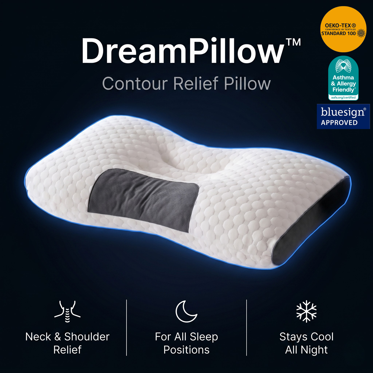 DreamPillow™ - Ergonomic Pillow