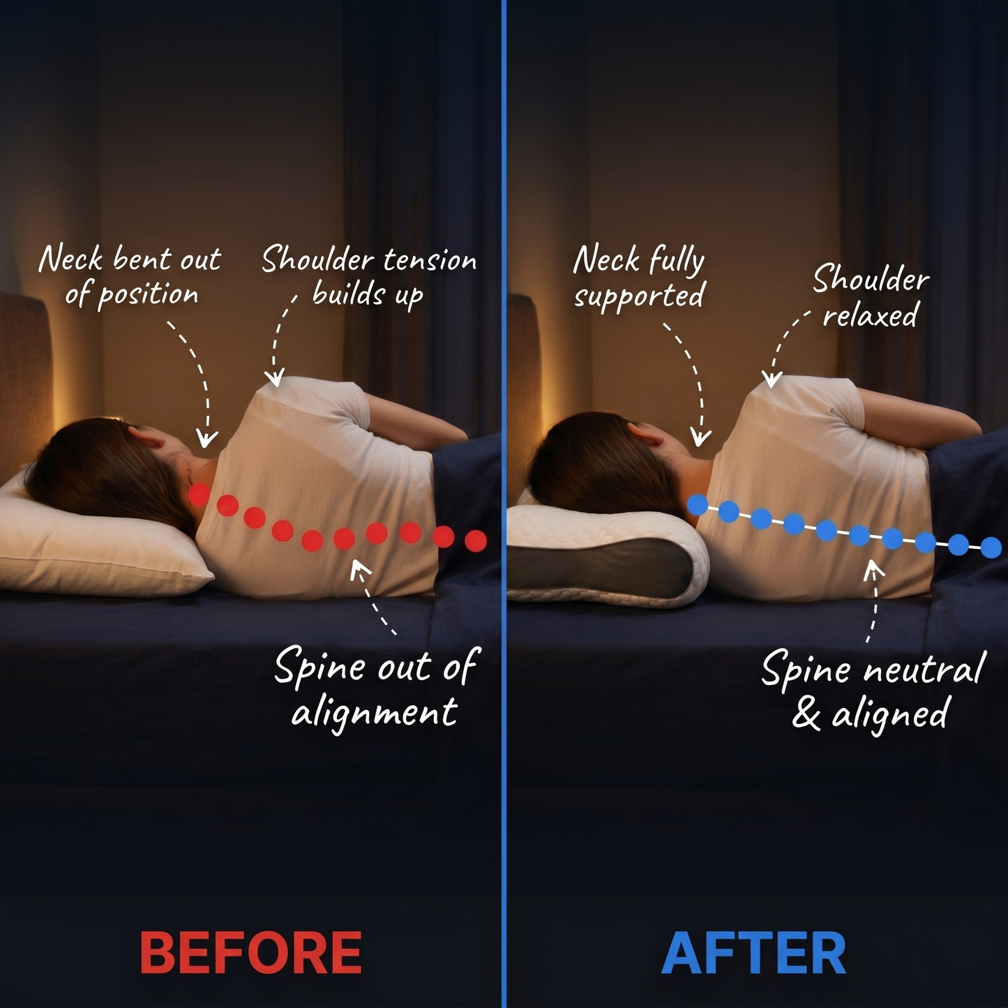 DreamPillow™ - Ergonomic Pillow